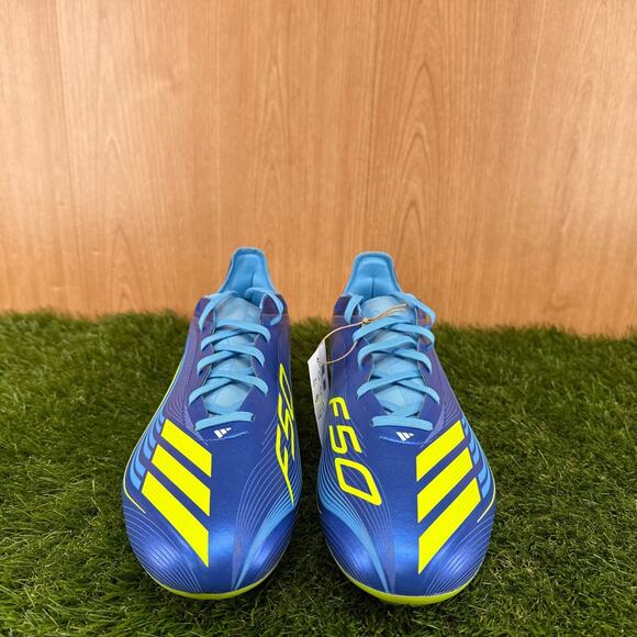 Messi x adidas F50 Pro FG Royal Blue Solar Yellow Cleats JQ7953 Men\'s Size 12 main image 6